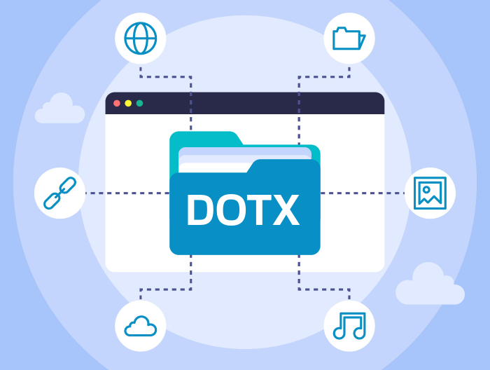 Extensión de archivo DOTX