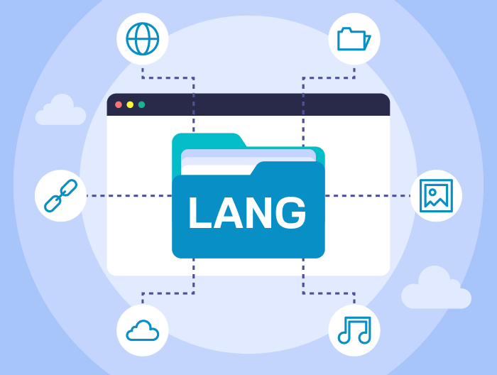 Extensión de archivo LANG