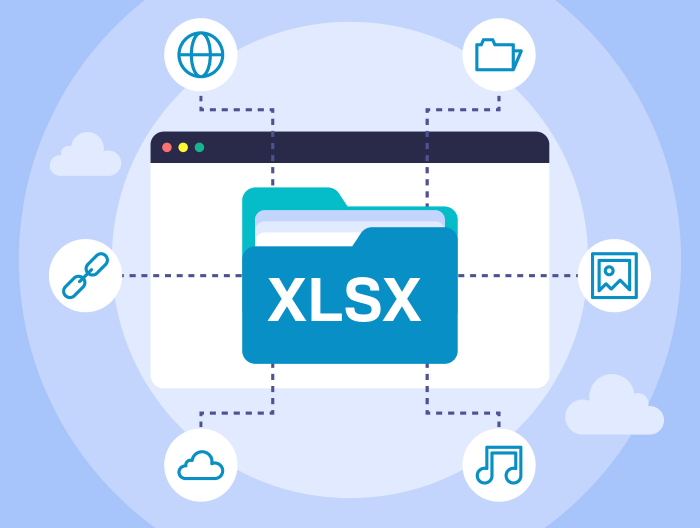 Extensión de archivo XLSX